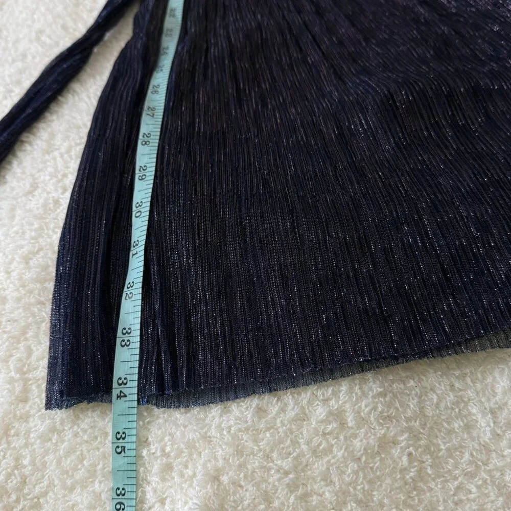 Sabina Musayev Sheer Navy Dress M - Picture 14 of 15